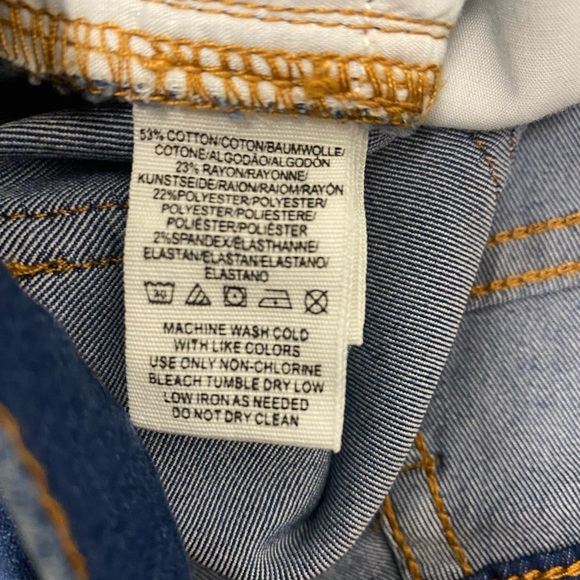 Free People Mallisson Dark Wash Flare Jeans Size 27 - Picture 10 of 11